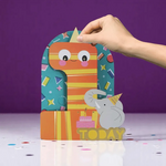 AllJoy Design Age 1 1st Birthday Jiggly Eyes Card