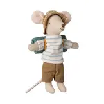 Maileg NEW Maileg Hiker mouse Big brother - Thin stripes Magnetic Hands