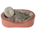 Maileg Maileg Cosy basket Small - Coral Bed