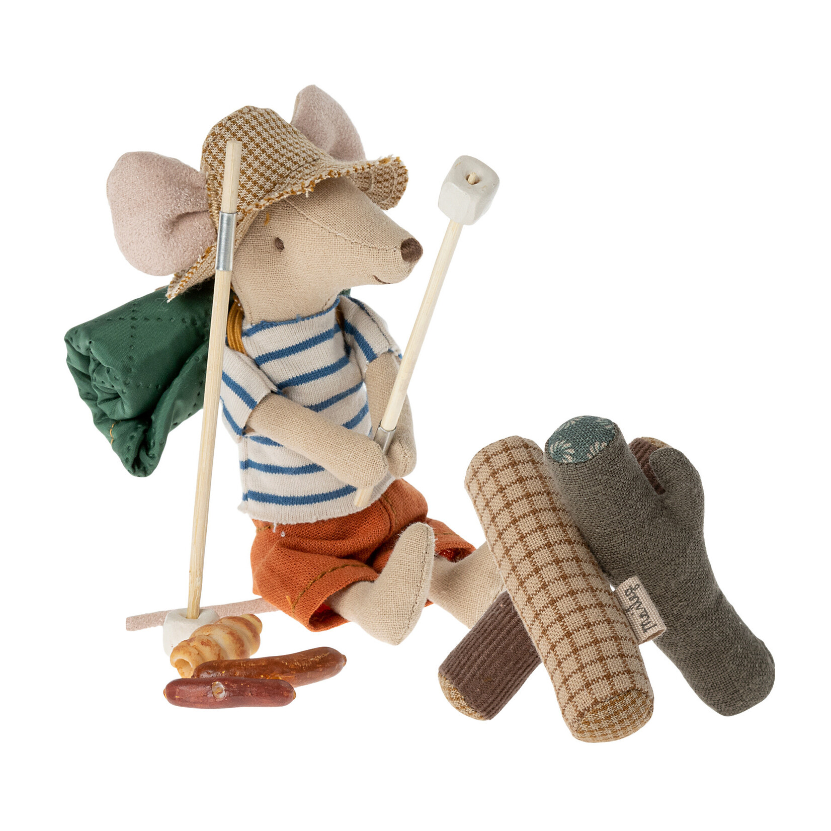 Maileg Maileg Bonfire Set campfire with food for Mice