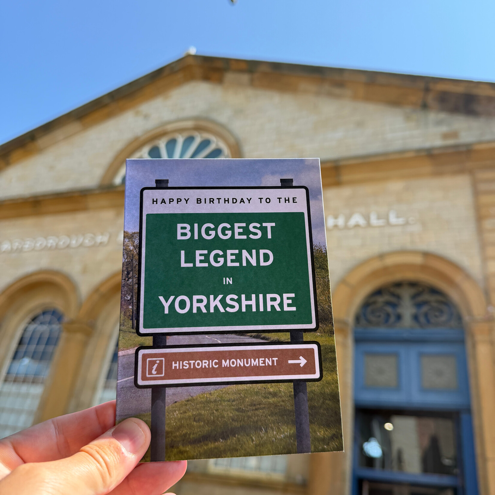 WORDY CARDS Biggest Legend in Yorkshire Card