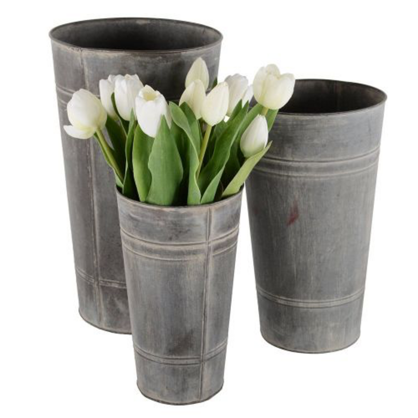 Grand Interiors Zinc Florist Bucket