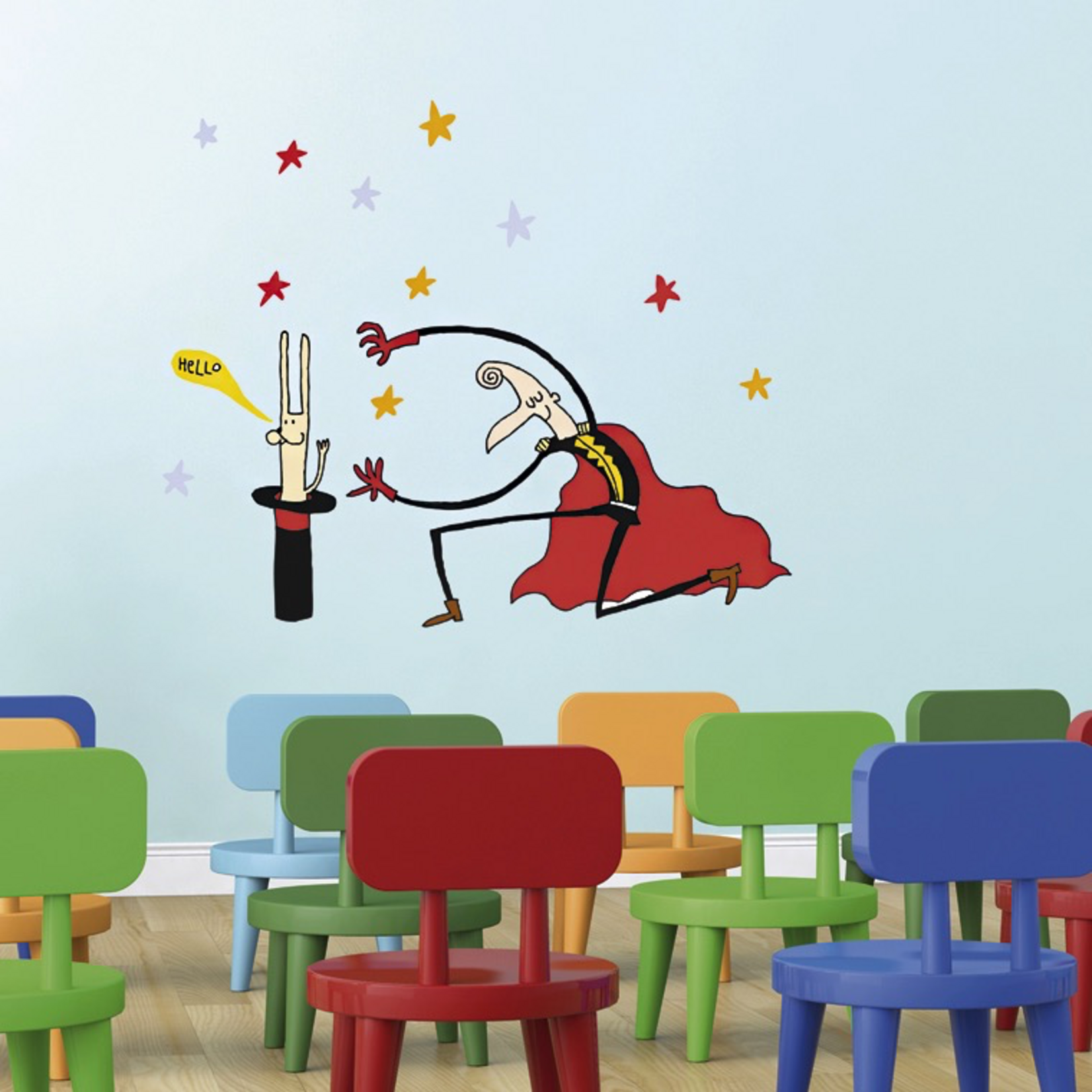 Chispum Circus Magician Wall Sticker