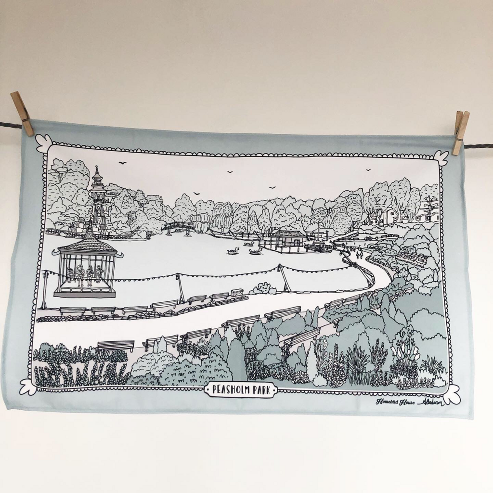Homebird Homebird Designed Scarborough Tea Towel Tableware