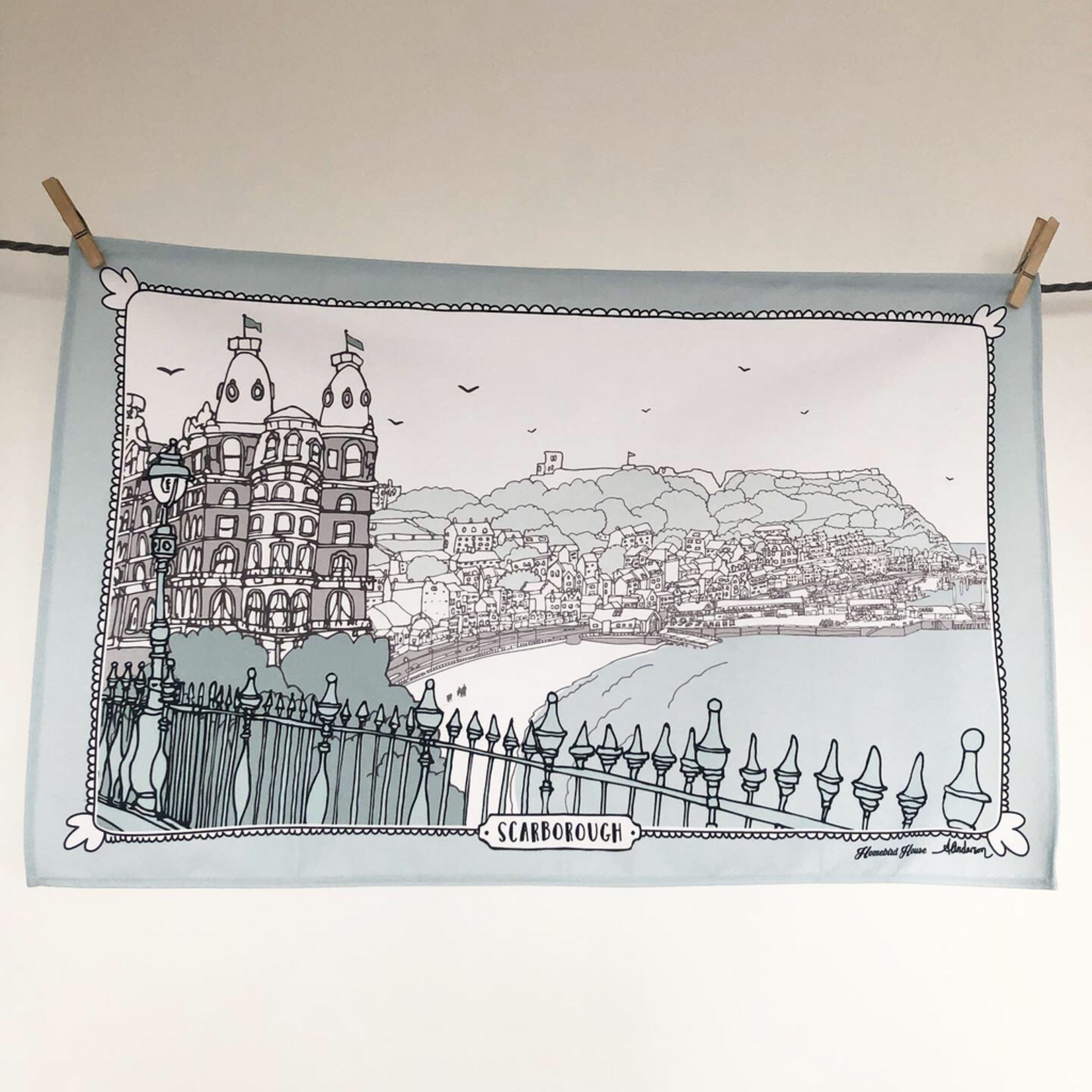 Homebird Homebird Designed Scarborough Tea Towel Tableware