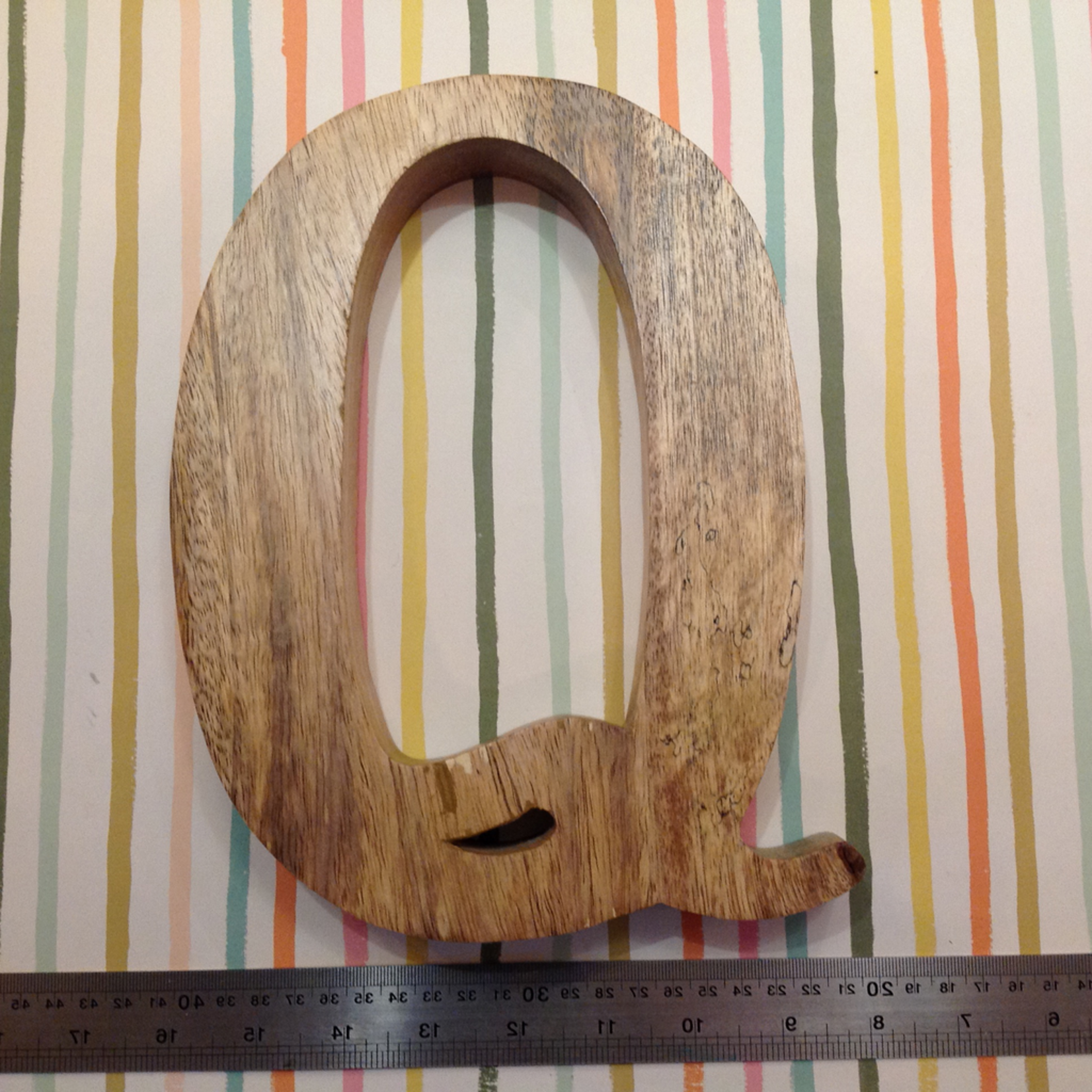 Nkuku Mango Wood Letter