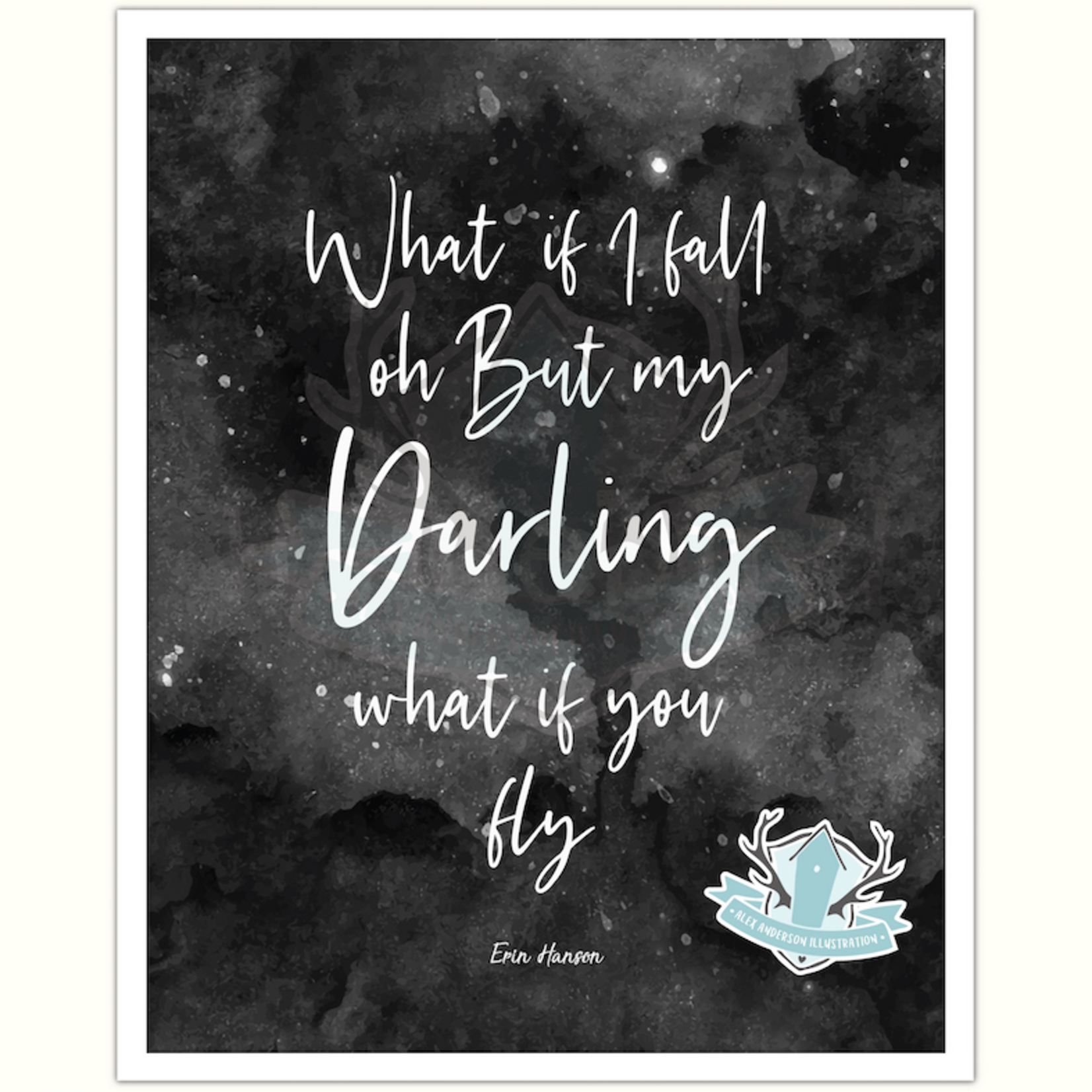 Homebird Art Alex Anderson Darling what if you fly Print