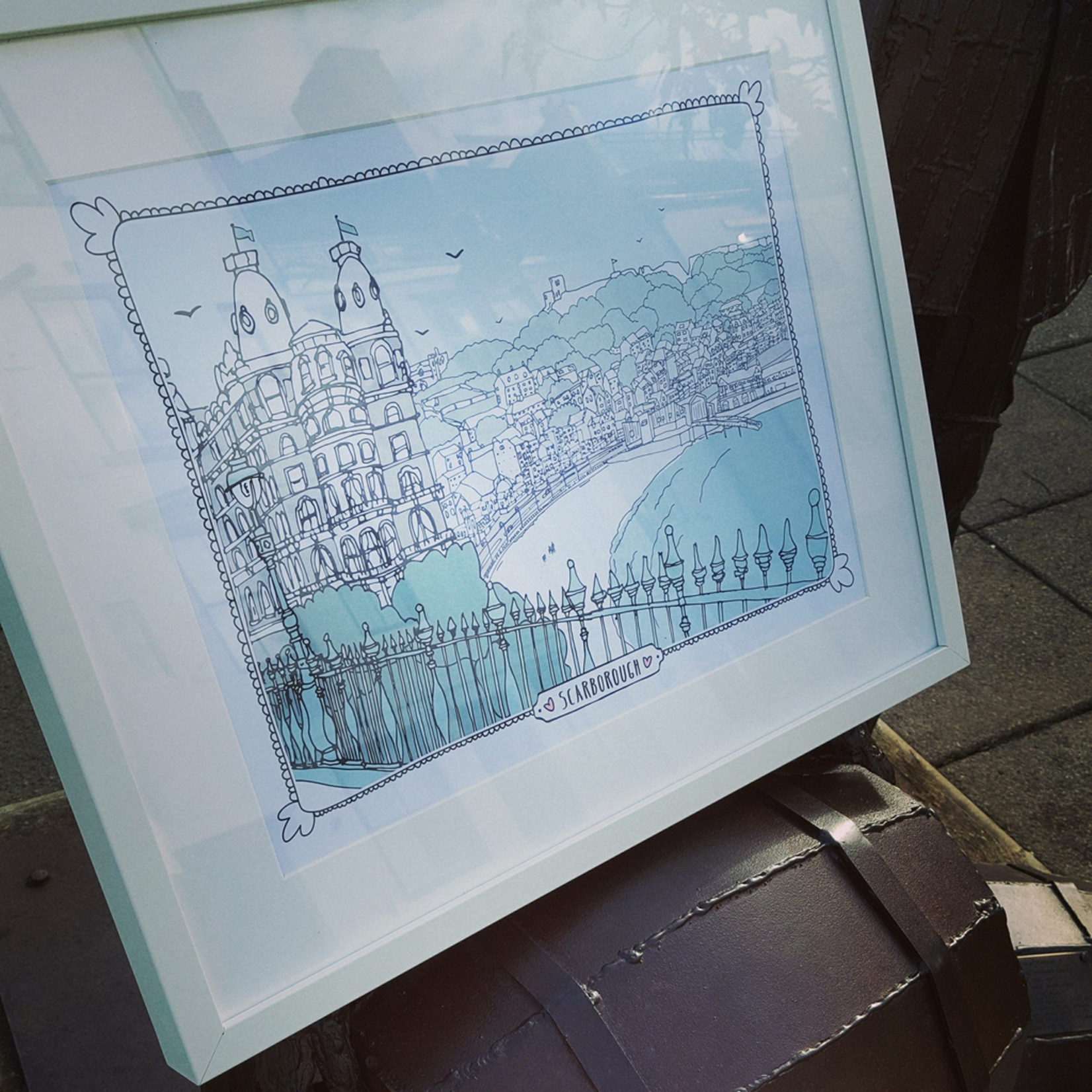Homebird Art Alex Anderson Duck Egg Castle GRAND Illustration