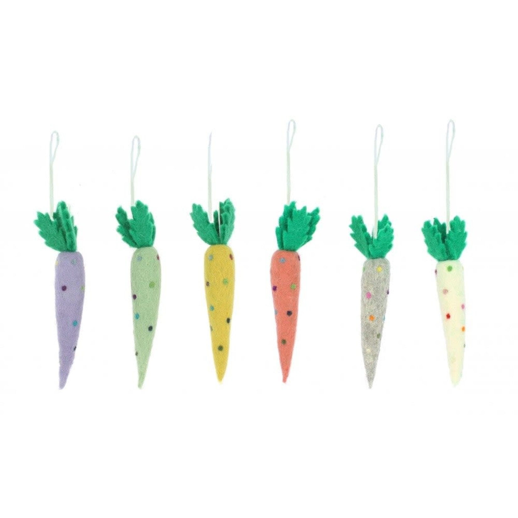 Fiona Walker Fiona Walker Easter Spotty Carrot Decoration