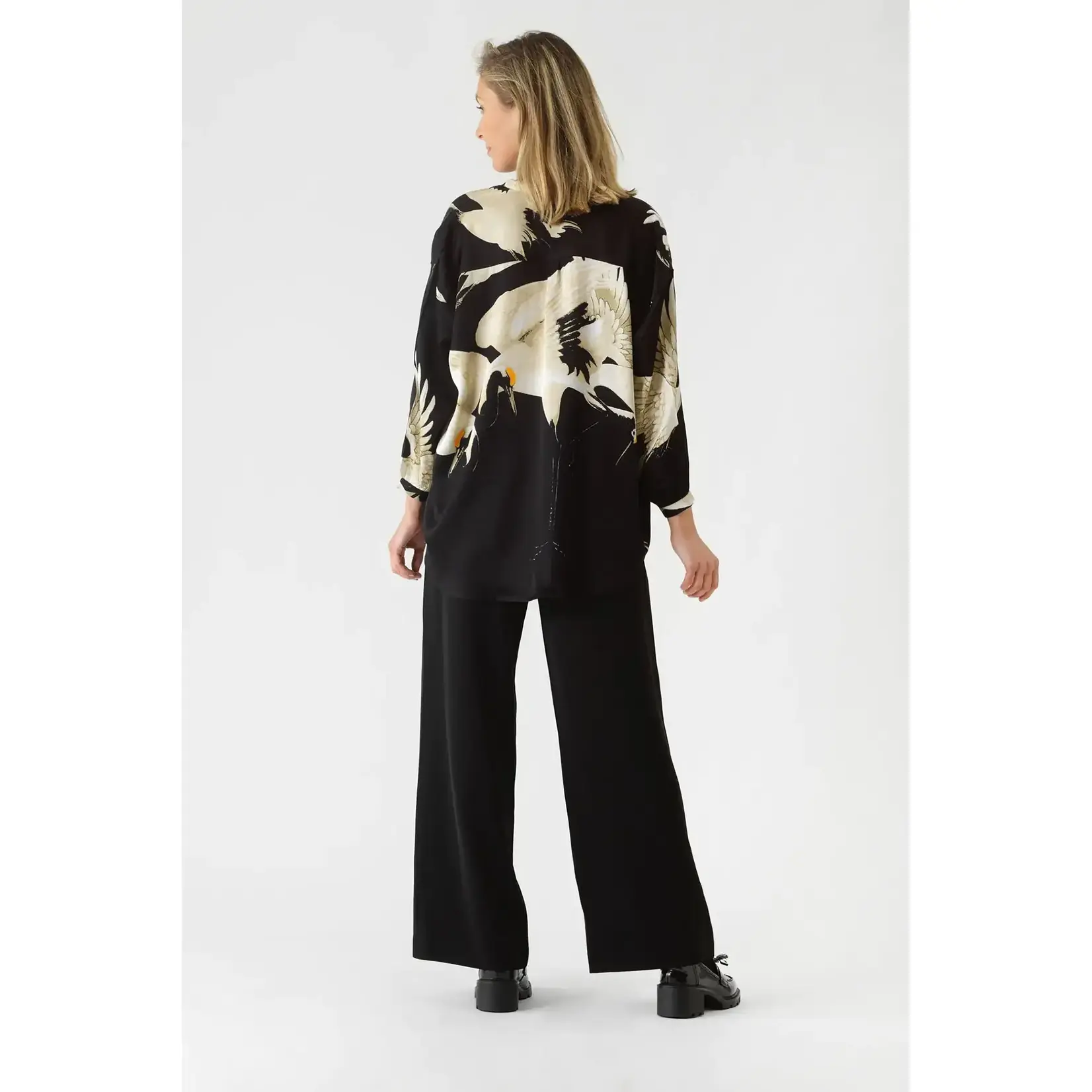 ONE HUNDRED STARS Darcy Shirt Stork Black