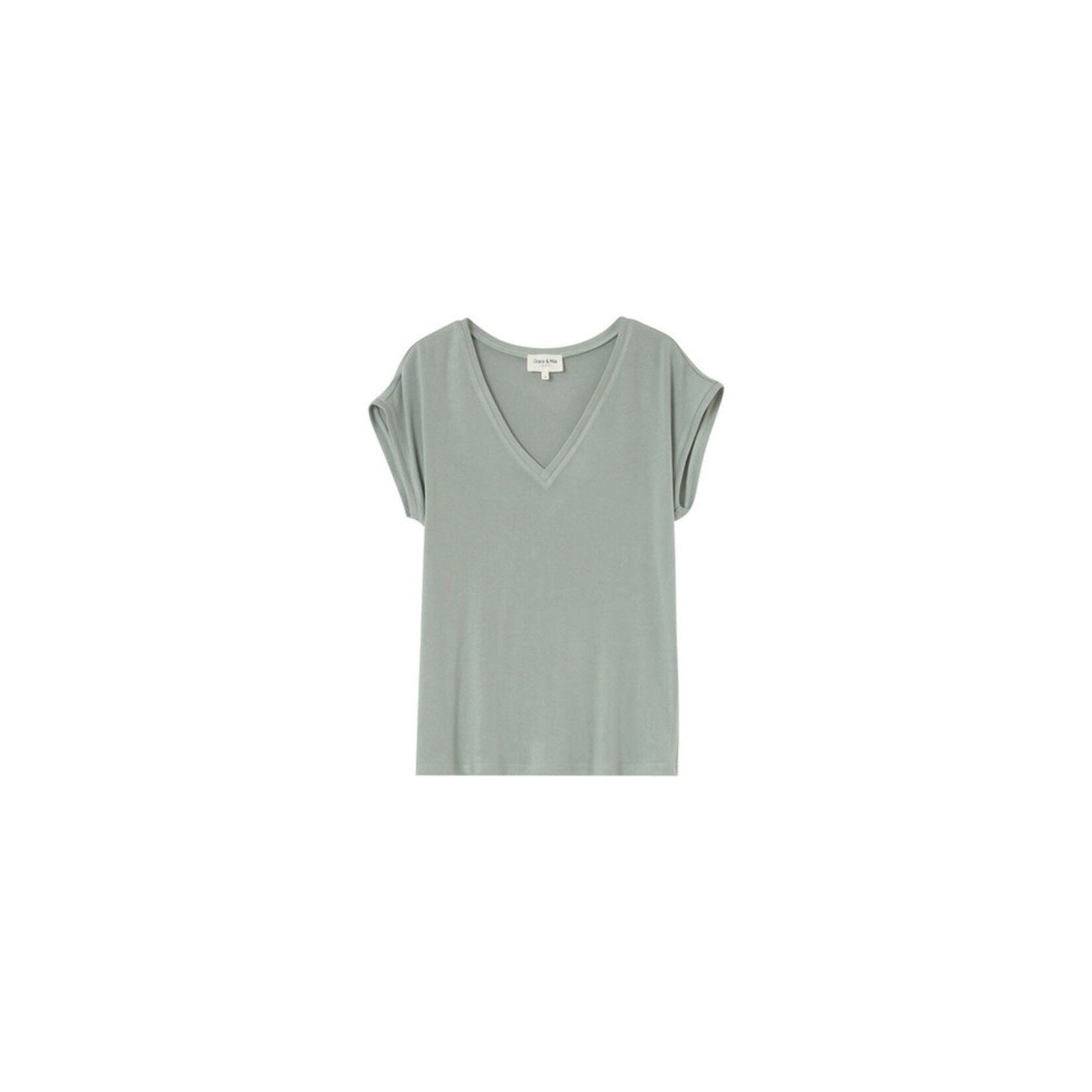 Grace & Mila Green Vert Prosper Top