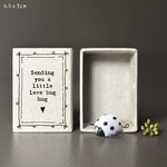 East of India Matchbox Love bug hug Ladybird