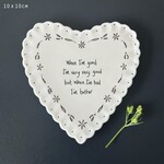 East of India When I’m good Heart scallop coaster