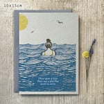 East of India Once upon a time Swimmer card