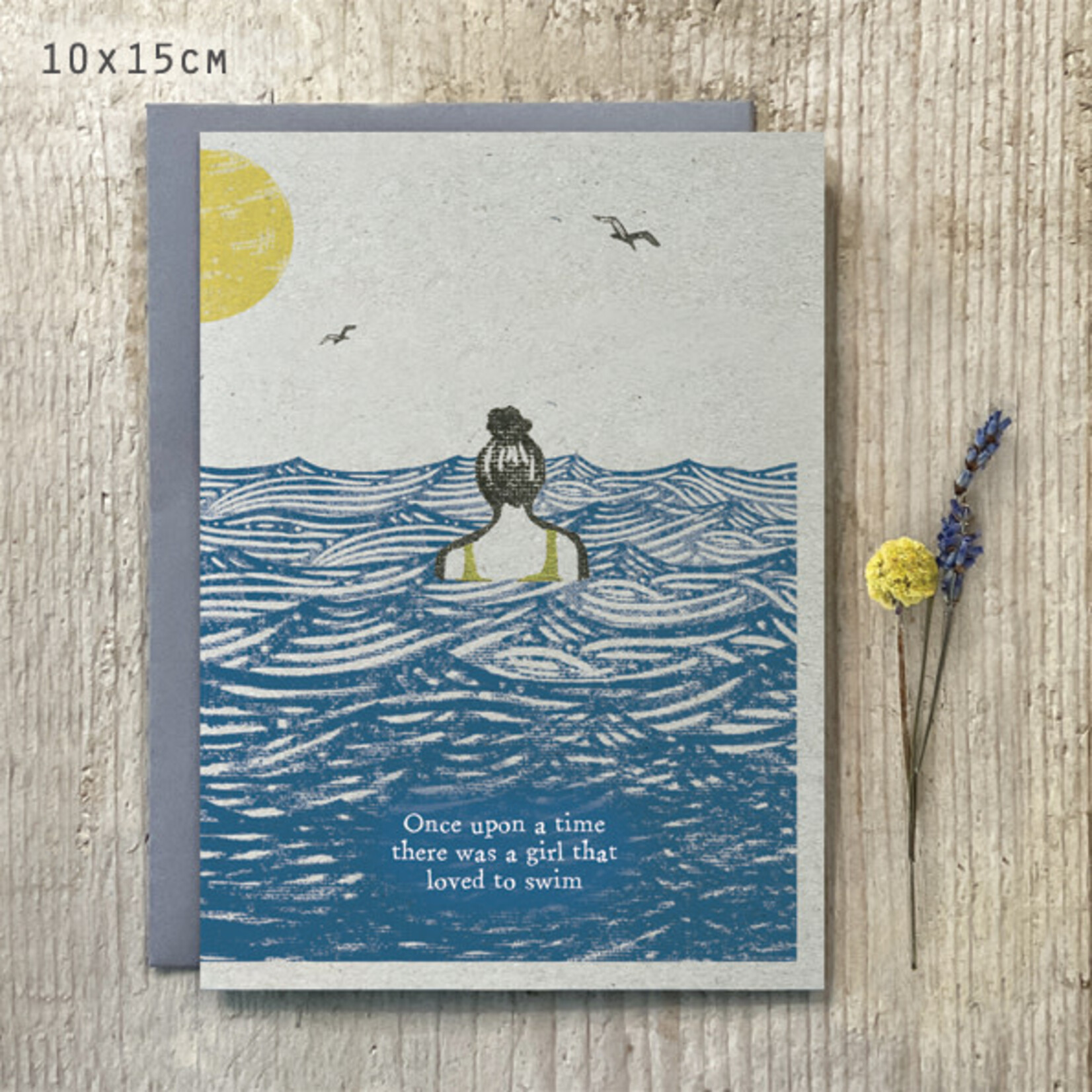 East of India Once upon a time Swimmer card