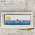 East of India Into the ocean I go Long box frame