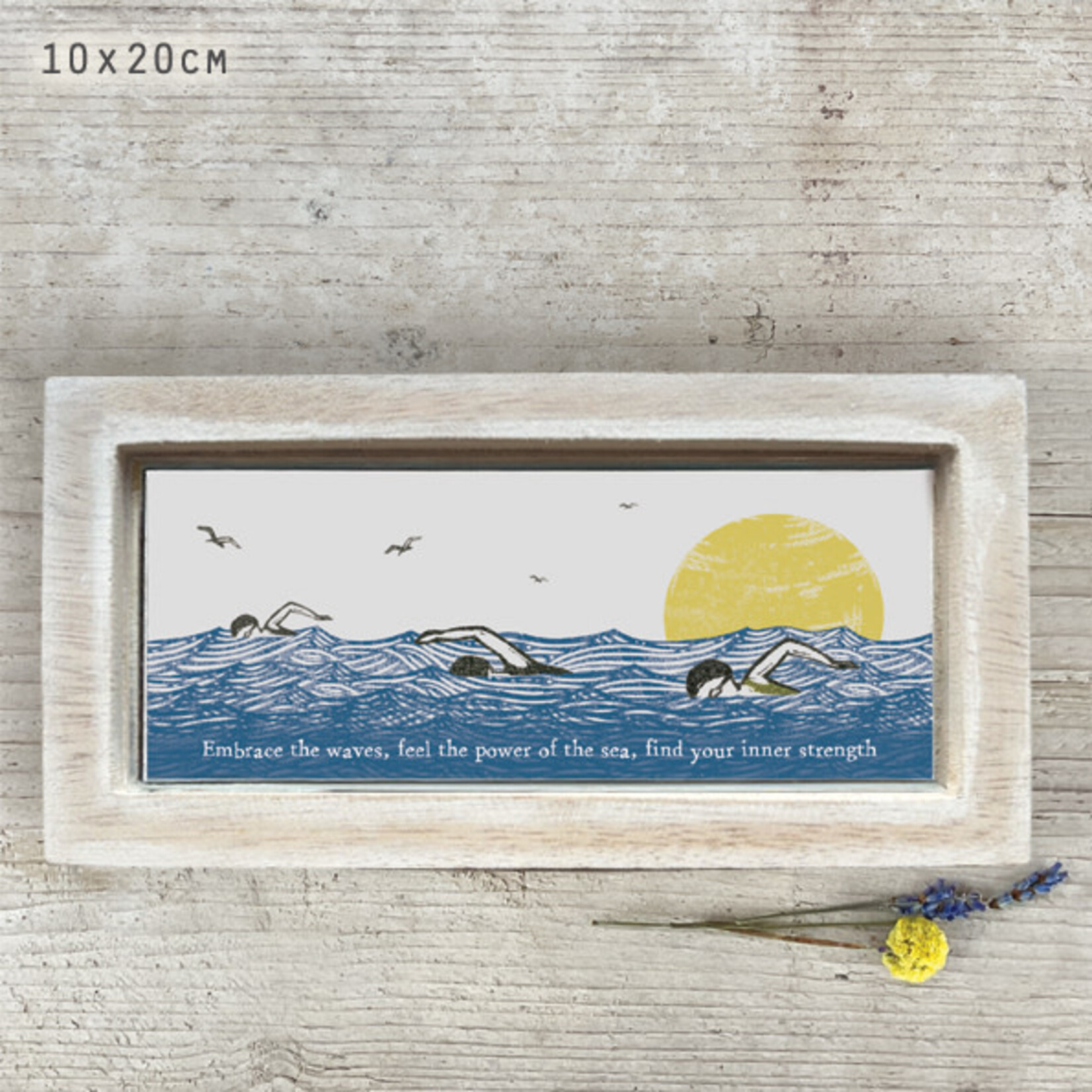 East of India Embrace the waves Long box frame