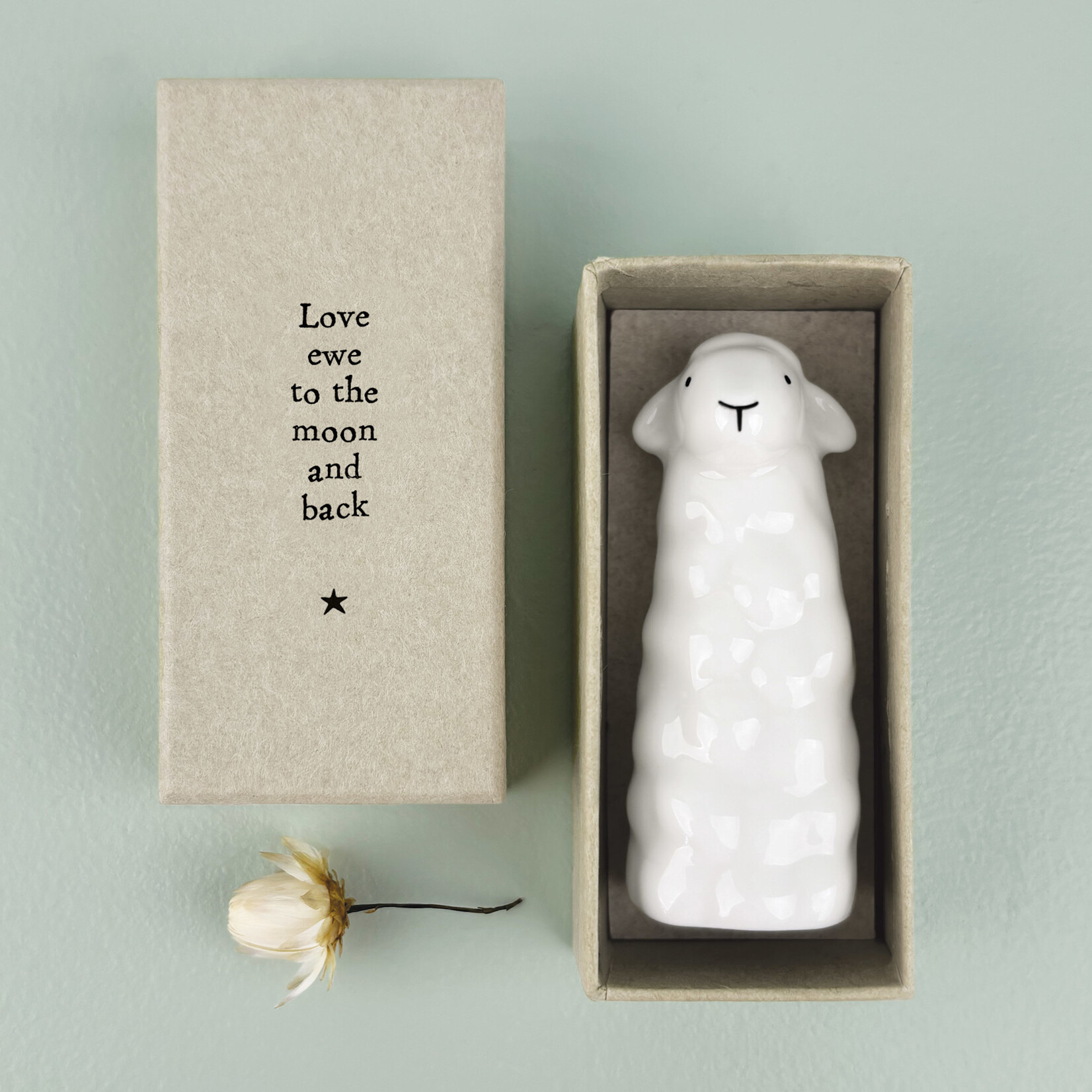 East of India Tall vase Sheep Love Ewe
