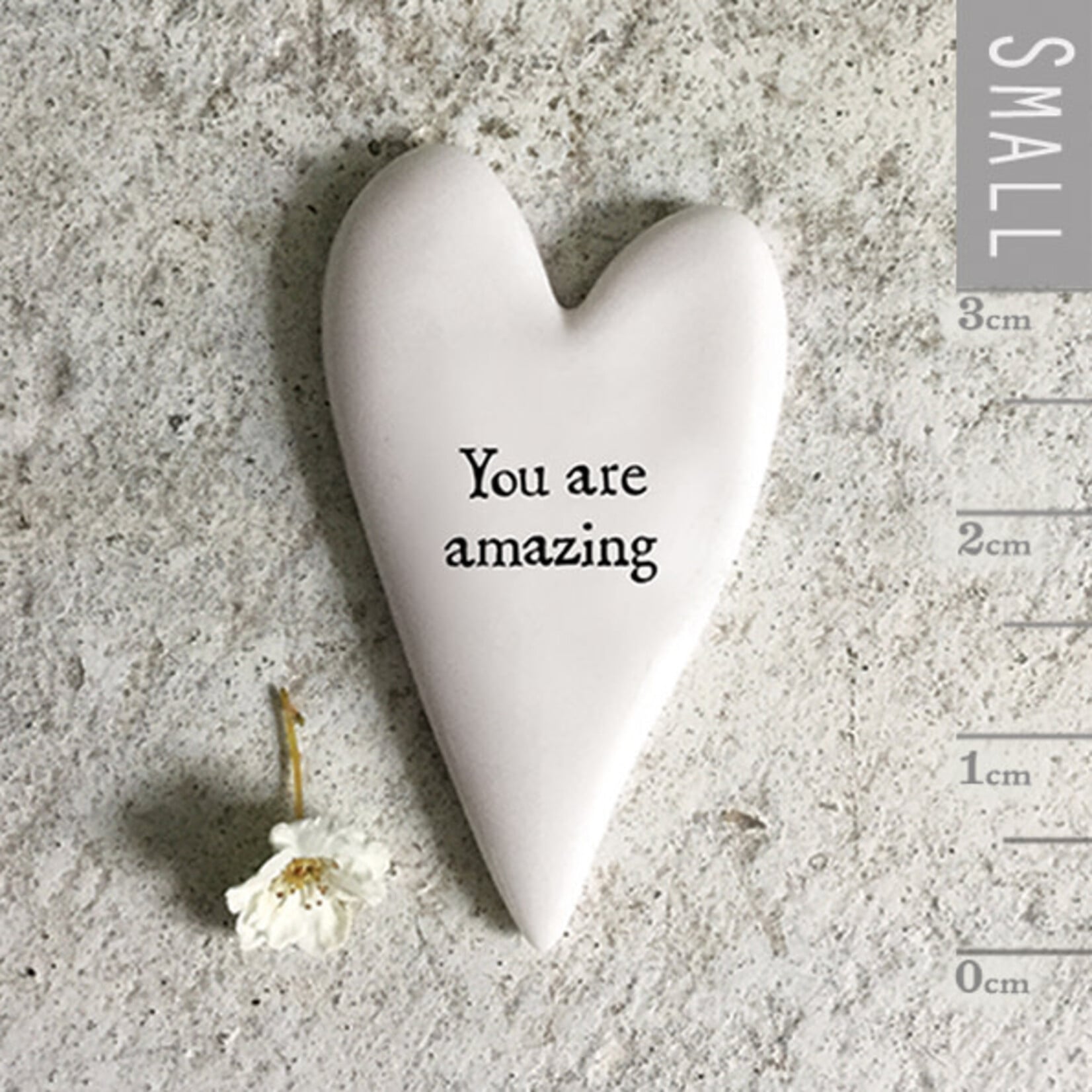 East of India Tiny heart token You are amazing