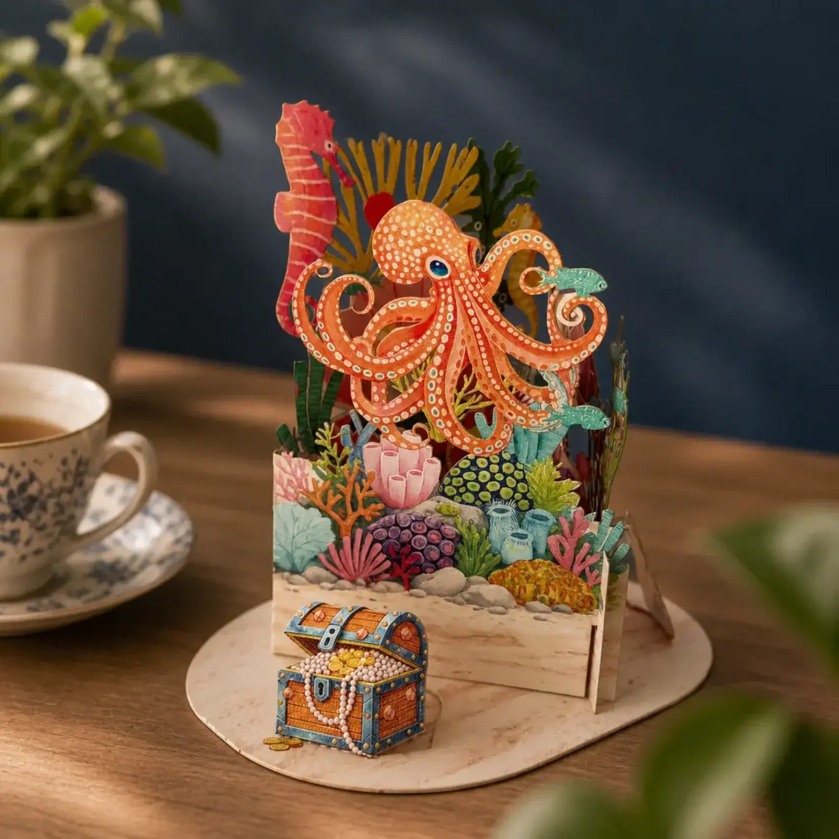 AllJoy Design Ocean Reef Adventure Pop Up Little Moments Card
