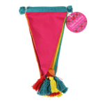 Colourful tasselled cotton bunting 3 metres