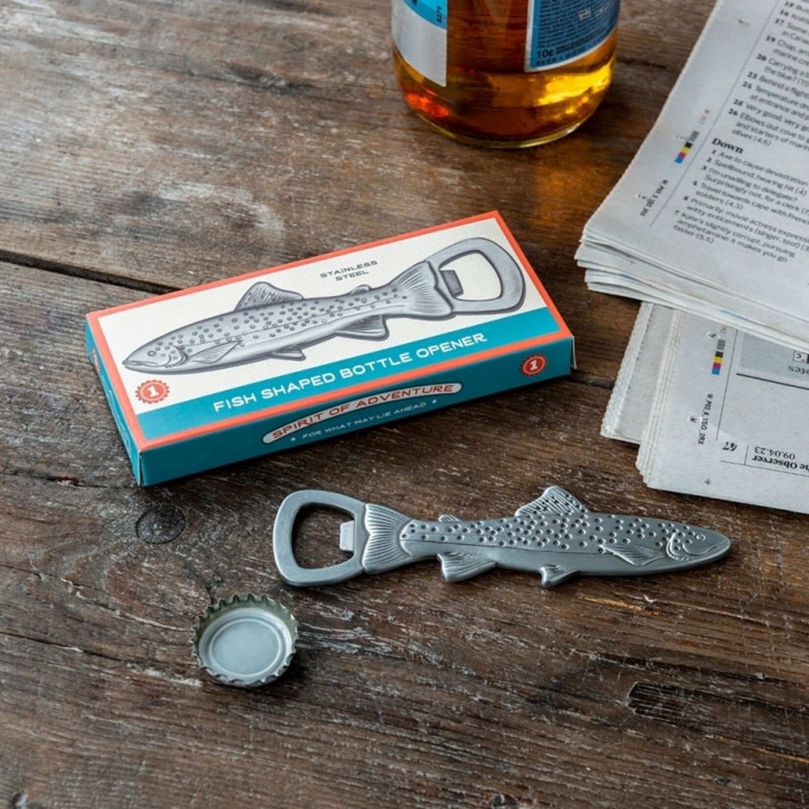 Spirit of Adventure Fish-shaped bottle opener