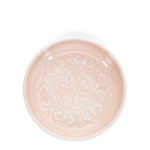 Soft pink Enamel trinket dish 10cm