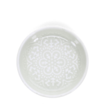 Light Greeny Grey Enamel trinket dish 10cm