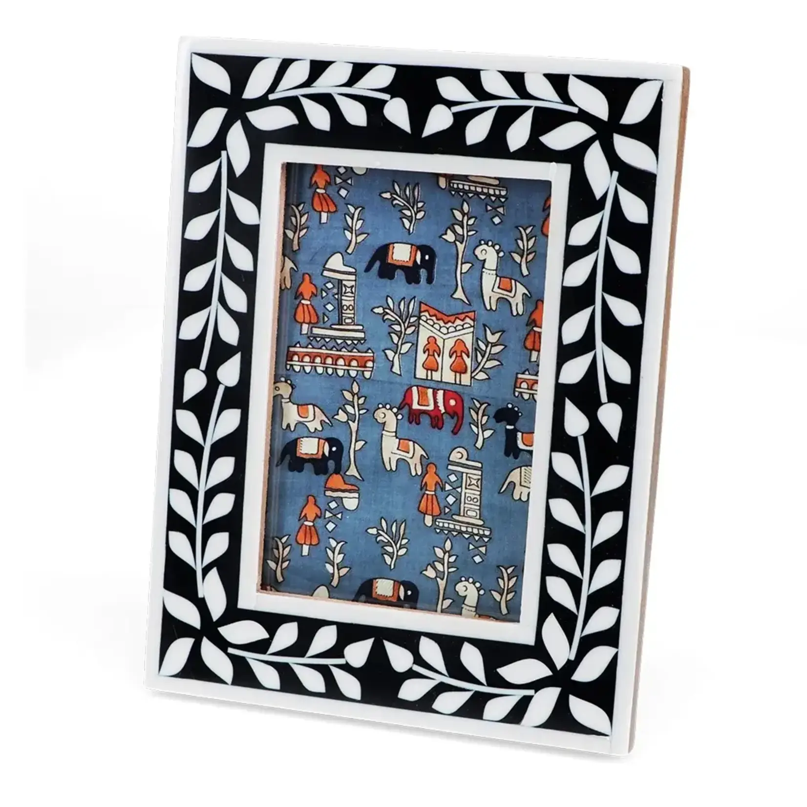 Rectangular Navy blue Resin picture frame