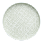 Light grey Round enamel trinket tray