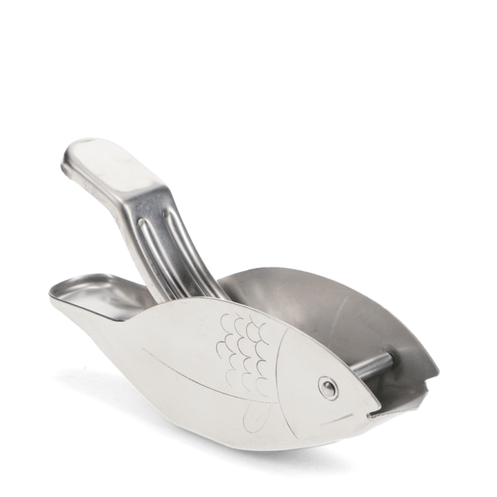 Stainless steel Fish lemon wedge squeezer