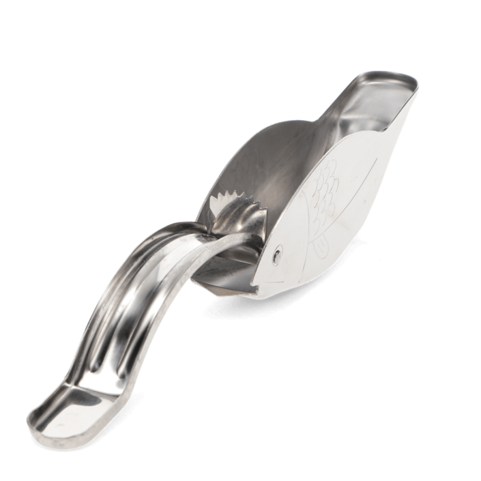 Stainless steel Fish lemon wedge squeezer