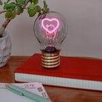 Heart USB rechargeable light bulb lamp
