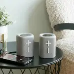 Steepletone Grey Bluetooth Speaker that splits into Two