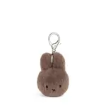 Miffy Miffy ECO Fuzzy Keychain Taupe Dark Brown - 8 cm - 3"