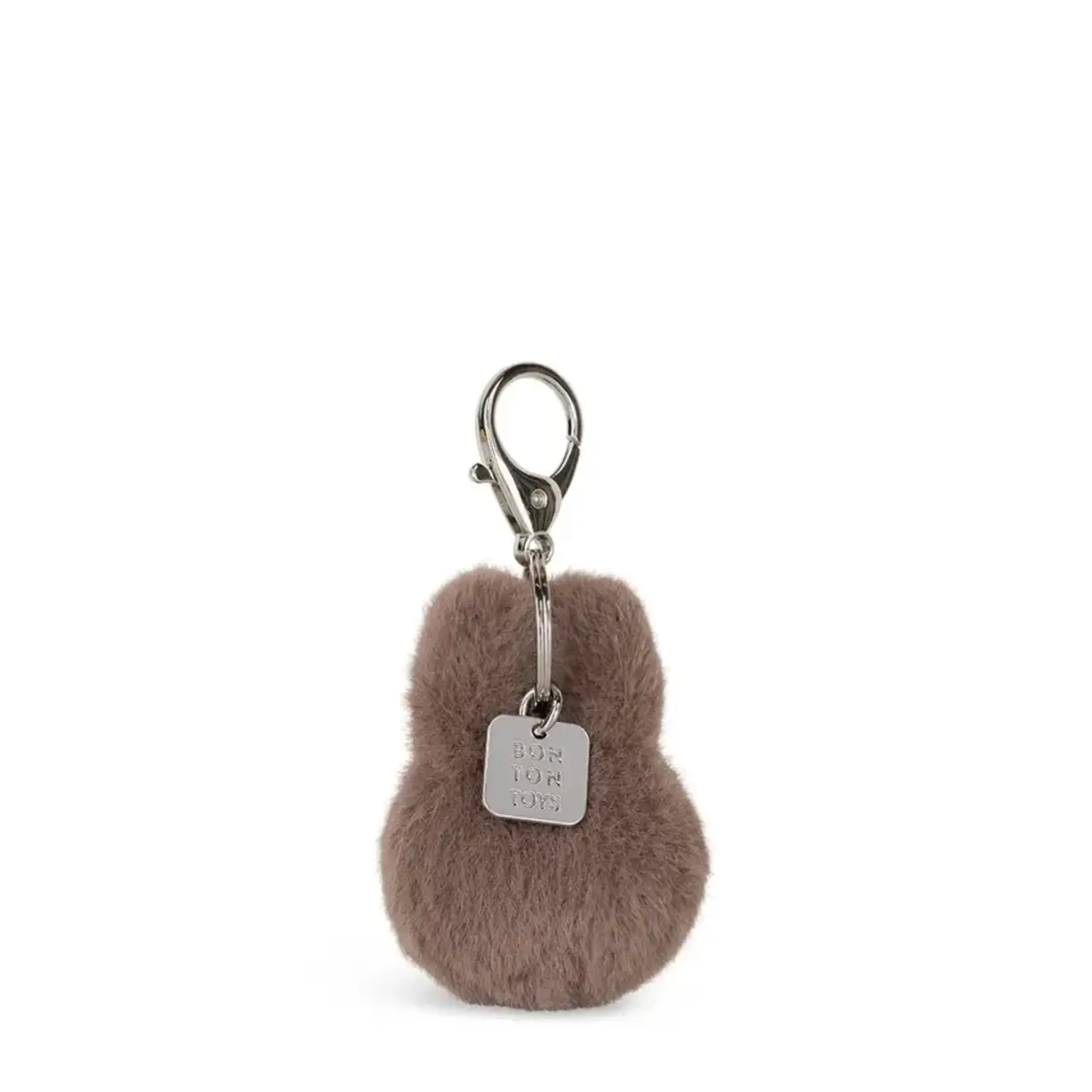 Miffy Miffy ECO Fuzzy Keychain Taupe Dark Brown - 8 cm - 3"