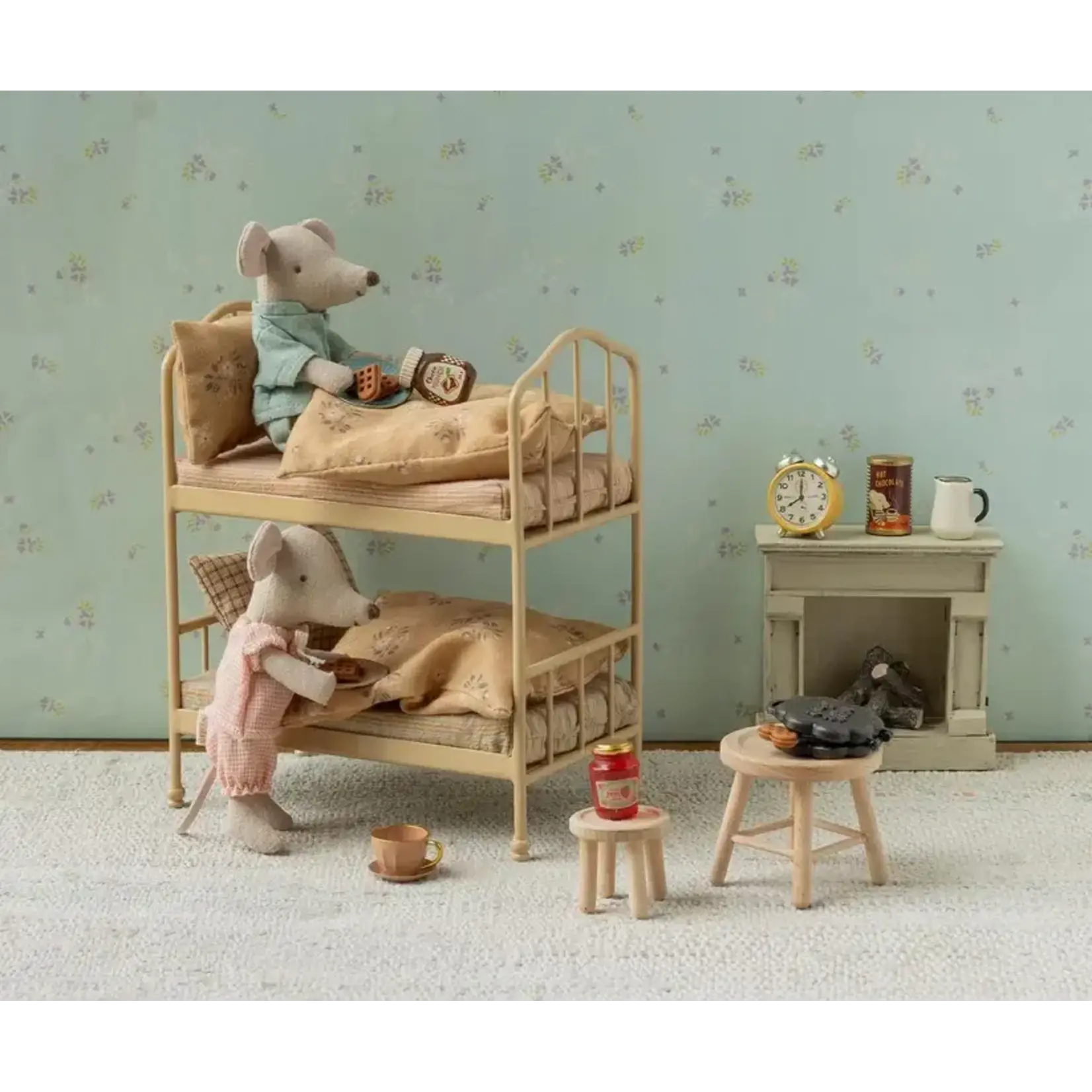 Maileg Maileg Bunk bed Mouse - Wheat