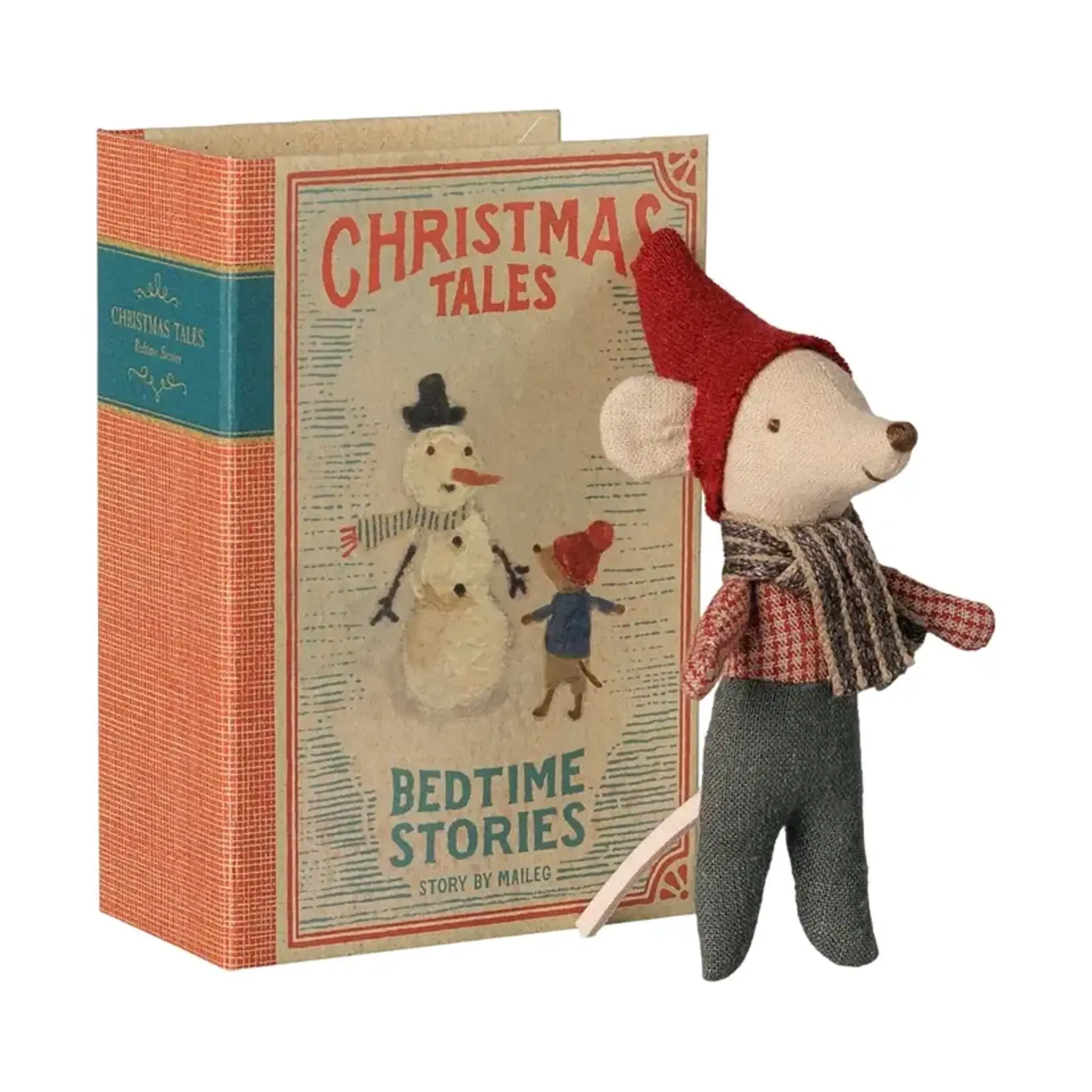 Maileg Maileg Christmas mouse Baby in book