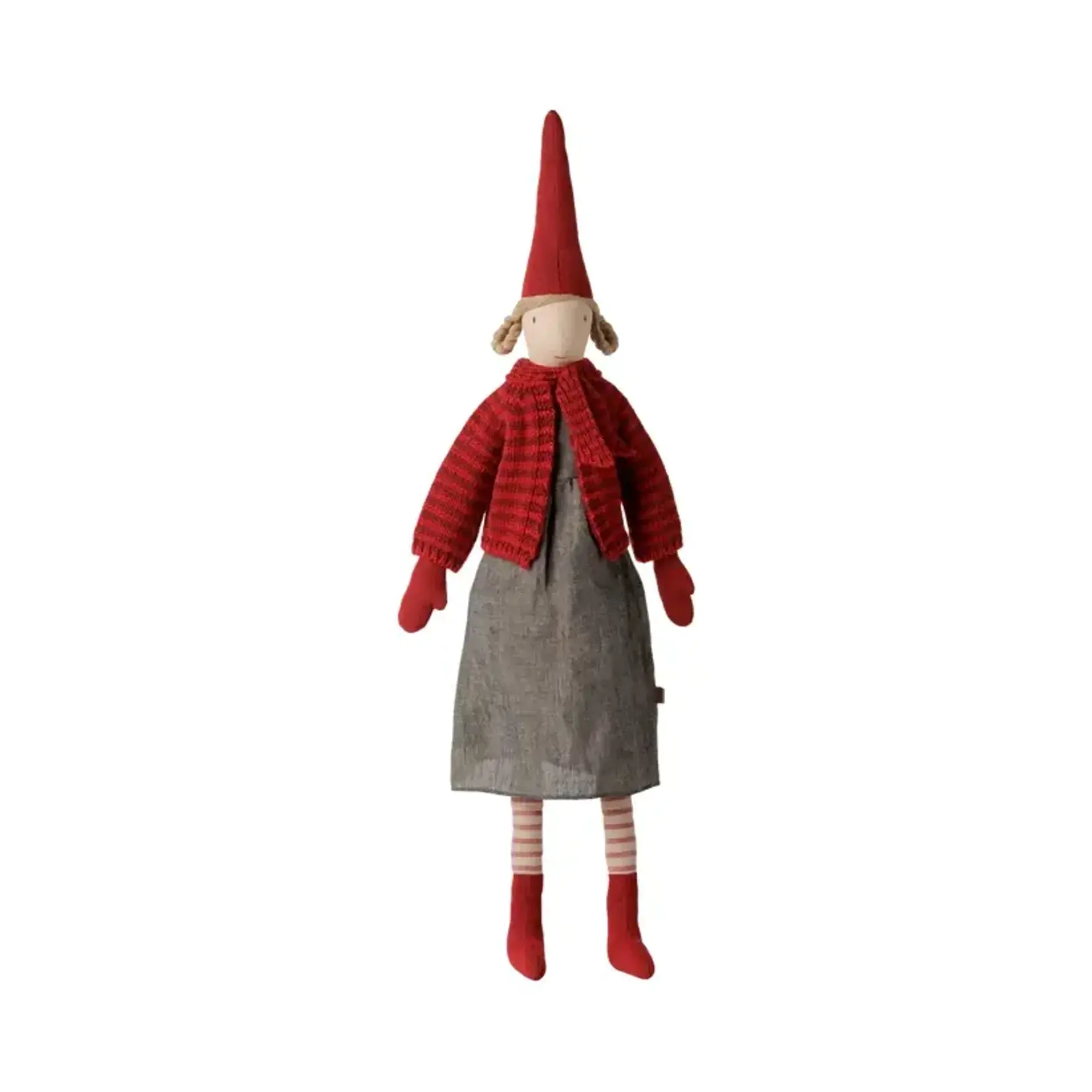 Maileg Maileg Pixy Size 4 - Girl - Striped knitted cardigan