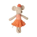 Maileg Maileg Ballerina mouse Big sister - Dusty coral