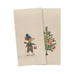 Maileg Maileg Pack of 20 Napkins Small - Christmas mice