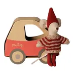 Maileg Maileg Christmas mouse Little sister in car box