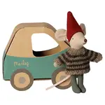 Maileg Maileg Christmas mouse Little brother in car box