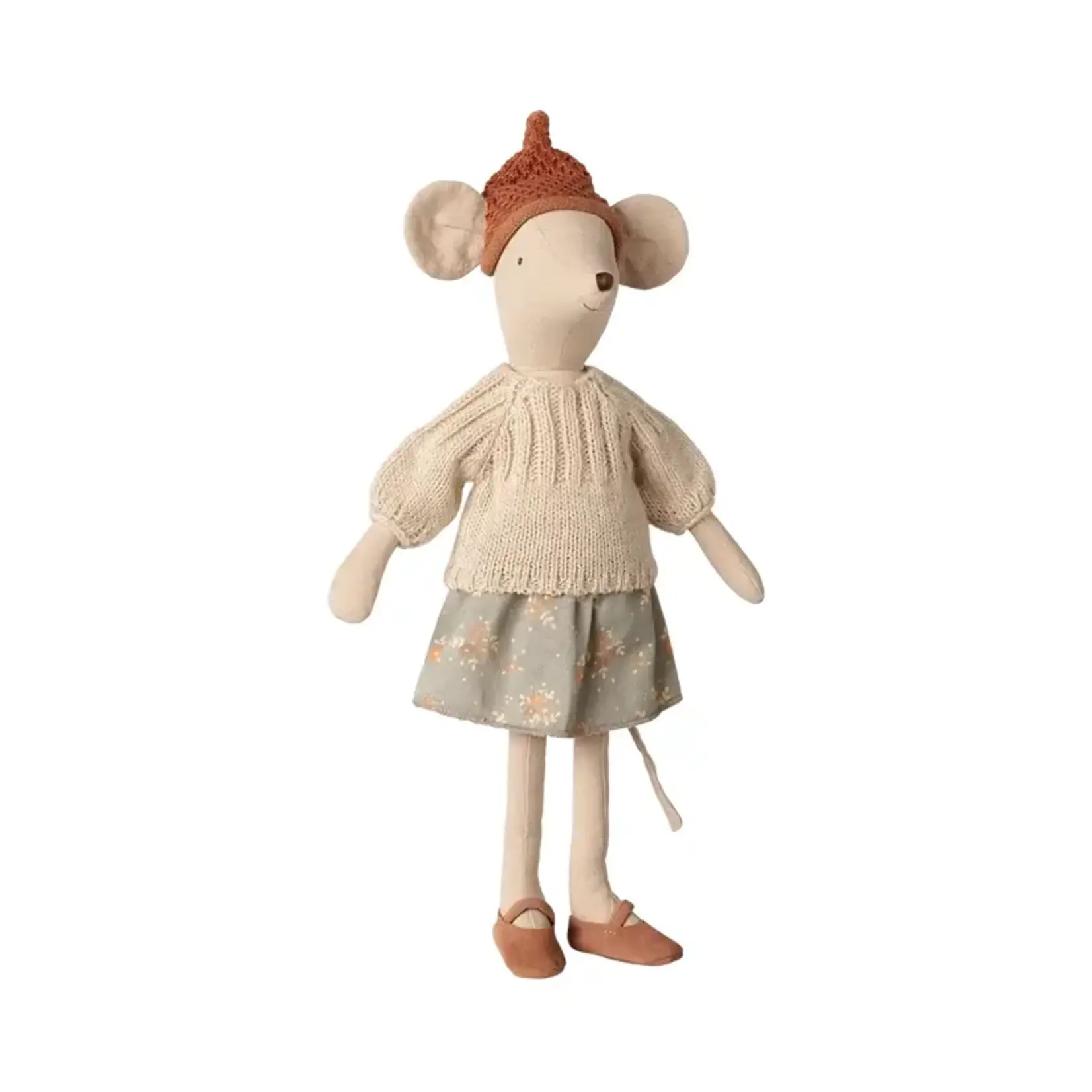 Maileg Maileg Mouse Medium - Skirt and sweater