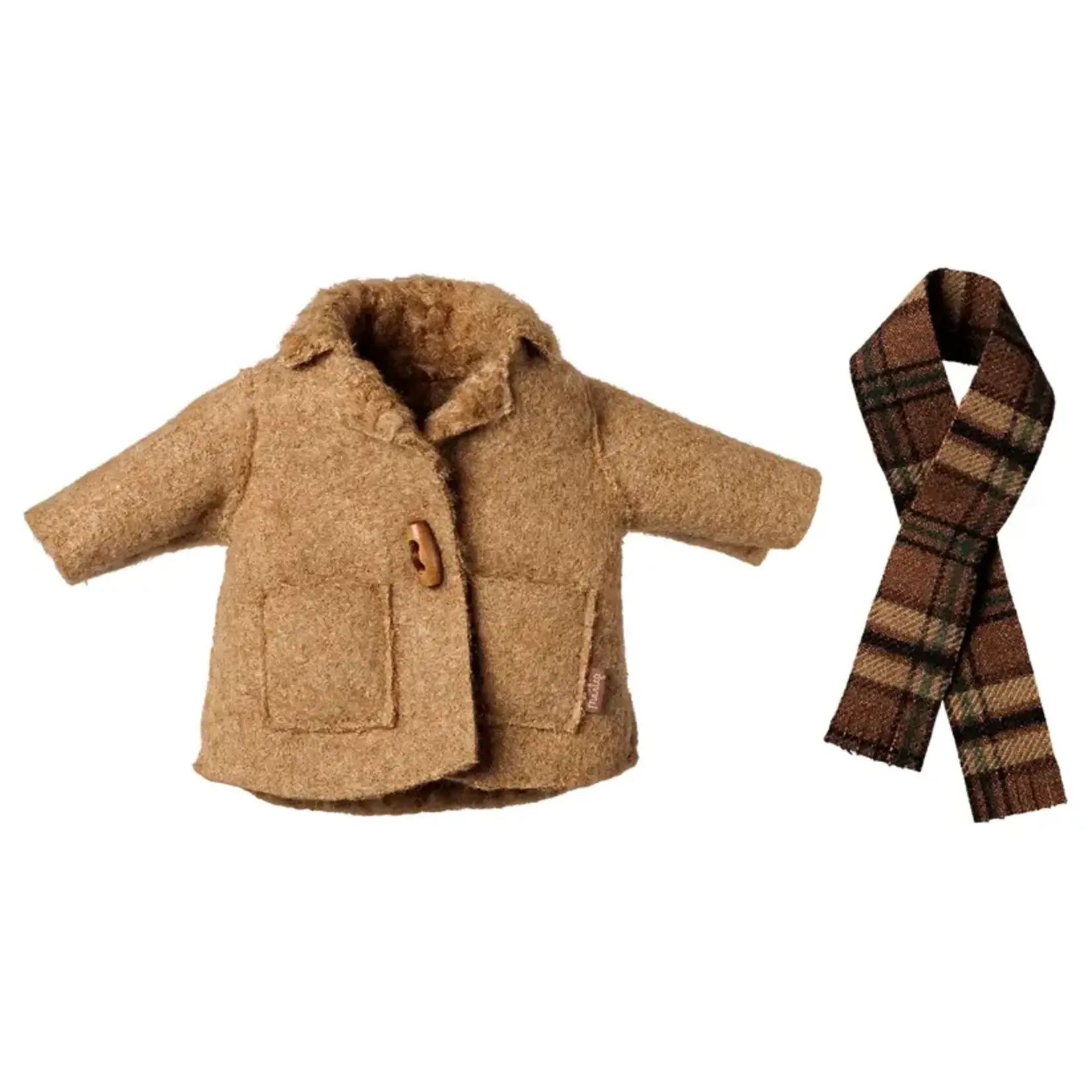 Maileg Maileg Jacket and scarf CLOTHES - Medium mouse