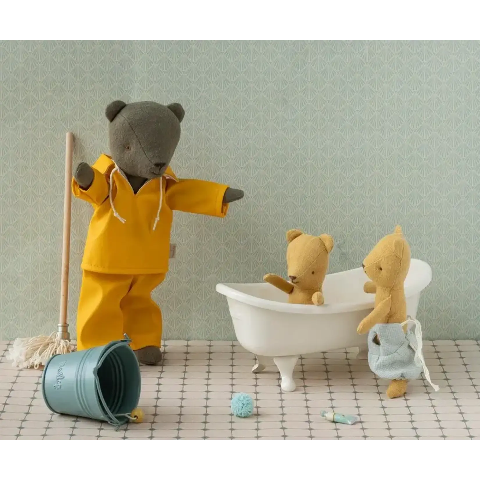 Maileg Maileg Teddy Dad - Ash green