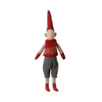Maileg Maileg Pixy Size 1 - Boy - Red knitted vest