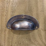 IRON RANGE Cup Handle Basic Design Pressed Sheet Antique Brass 76mm /3″