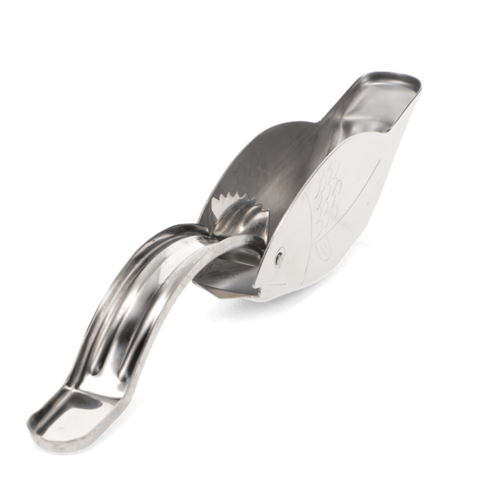 Stainless steel Fish lemon wedge squeezer