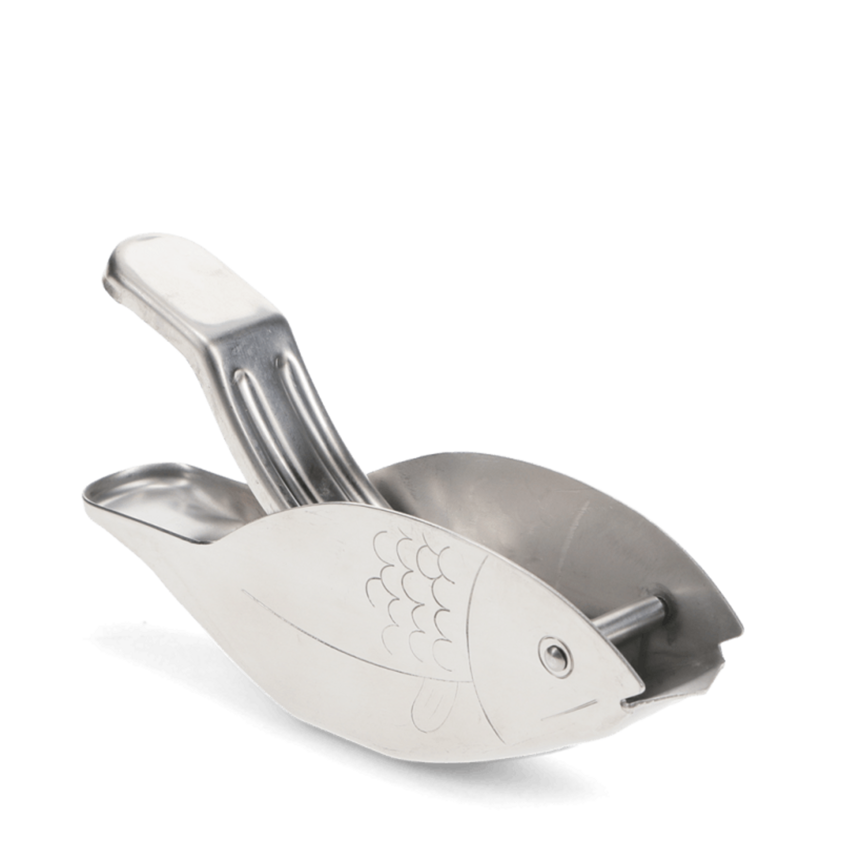Stainless steel Fish lemon wedge squeezer